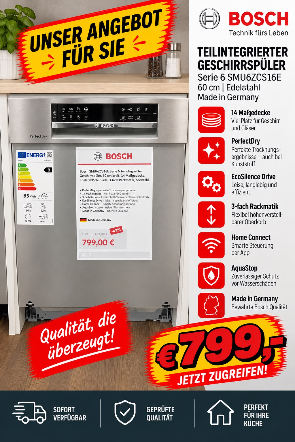 Bosch-Teilintegrierter-Geschirrspueler-SMU6ZCS16E-Serie-6-60cm