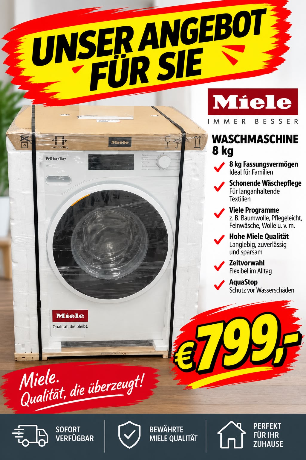 Miele-Waschmaschine-8kg-799EUR