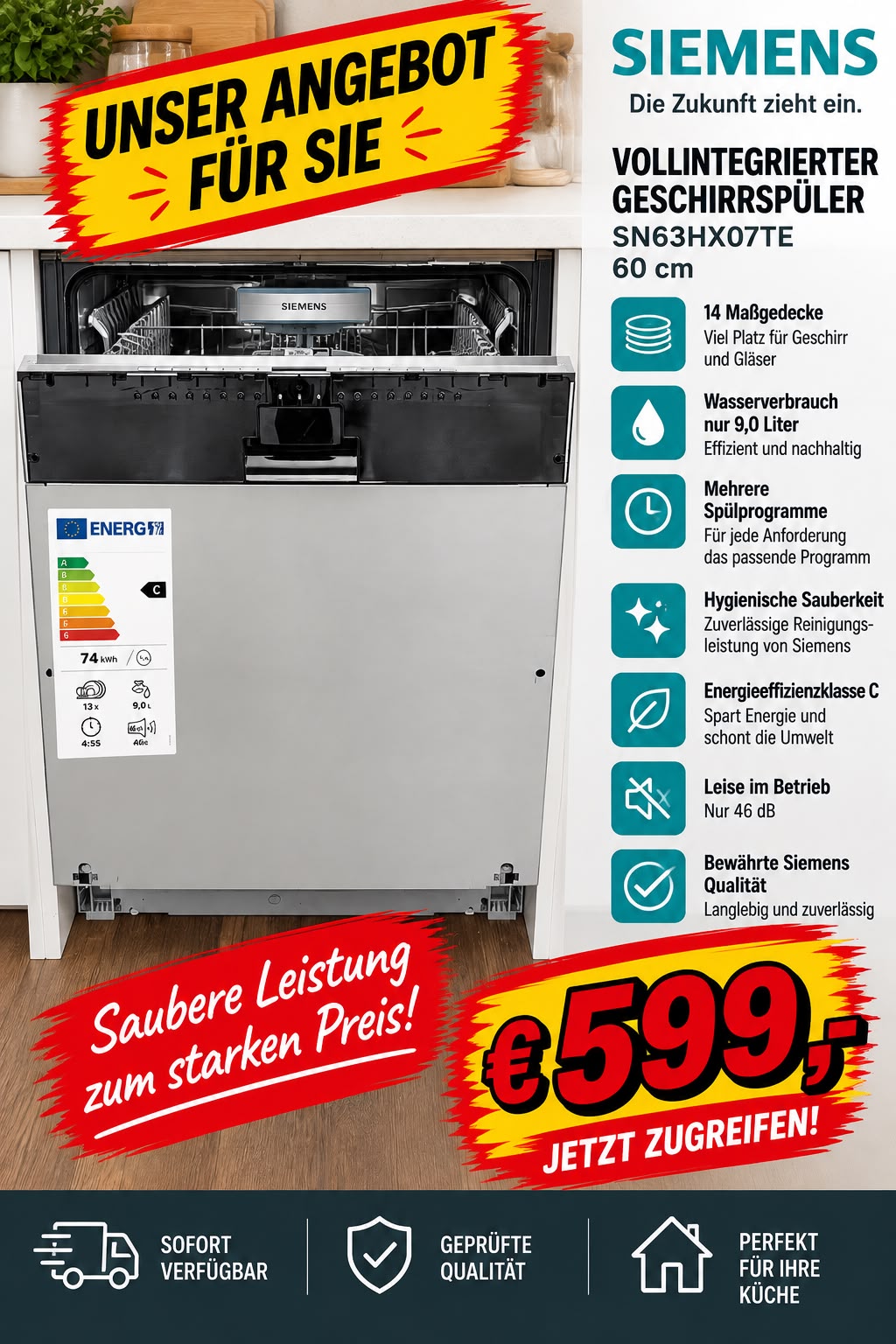 Siemens-Vollintegrierter-Geschirrspueler-SN63HX07TE-60cm